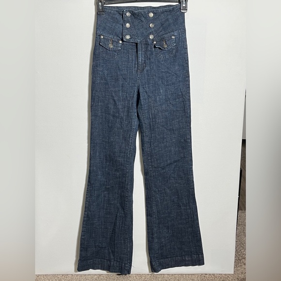 Hydraulic Vintage Flare Jeans Y2K High Waist 7/8 - Picture 1 of 12